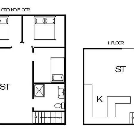 Tatil Evi Seaside Serenity In Hvide Sande-by Traum *